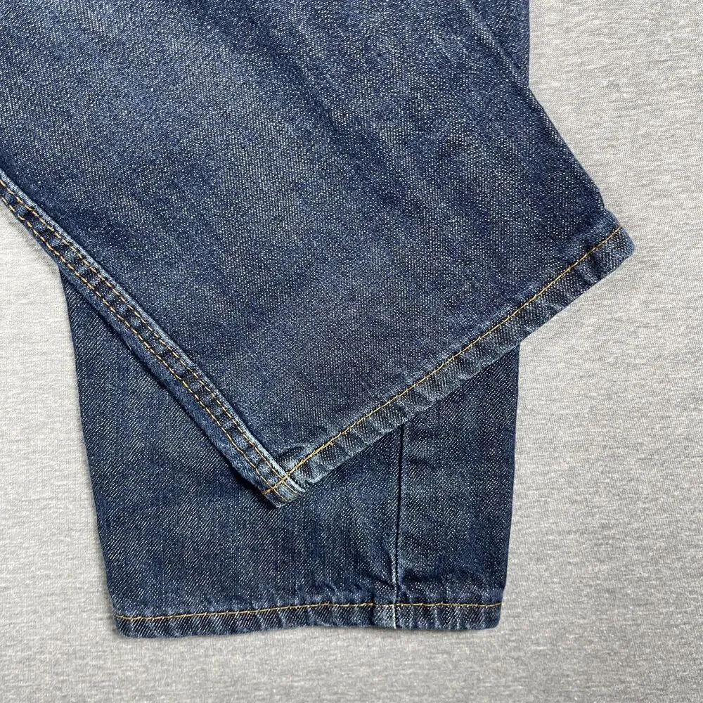 Levi's 514 Jeans Mens 34x32 Blue Medium Wash Straight Regular Denim